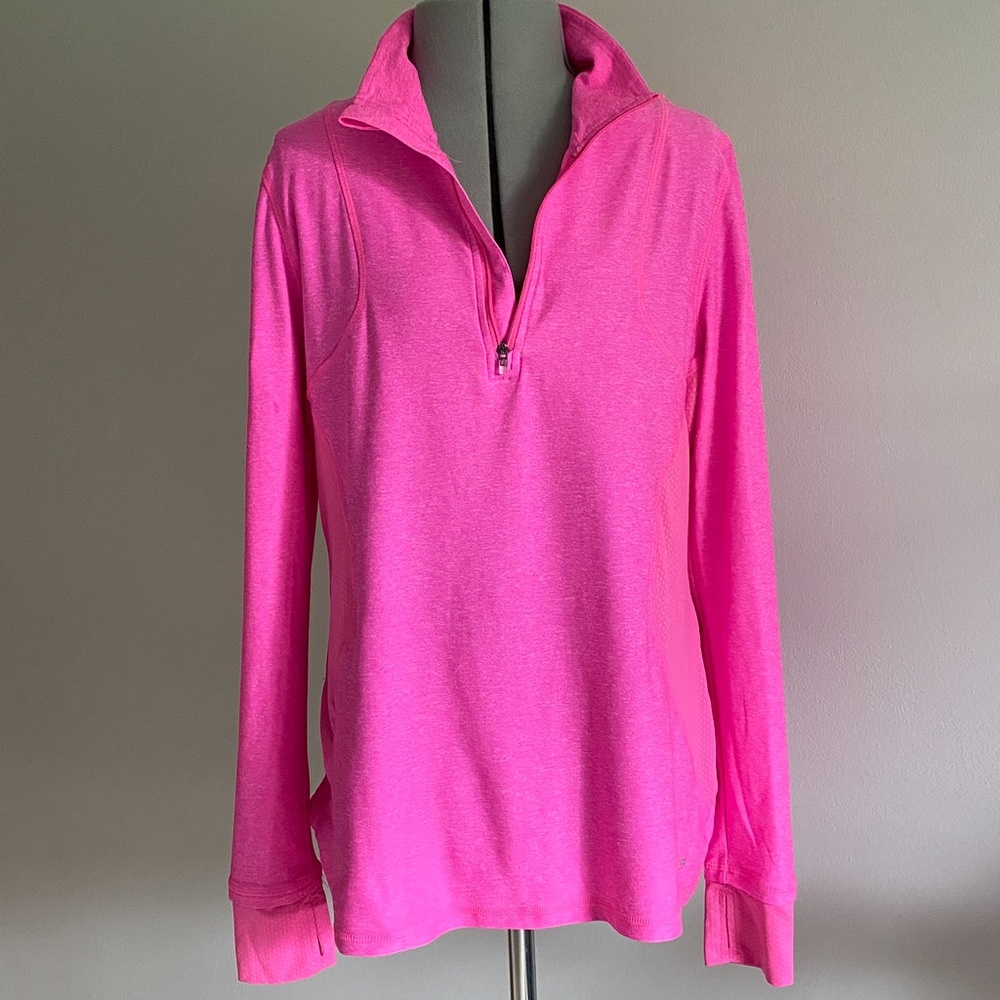 C9 Champion Women's Size MED 1/4 Zip Pullover w/ Front Zip Pockets